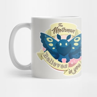 The Mothman Believes in You Mug